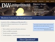 Tablet Screenshot of dwlegal.com